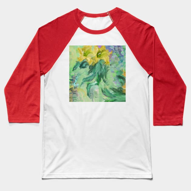 Tropical garden Baseball T-Shirt by jen28